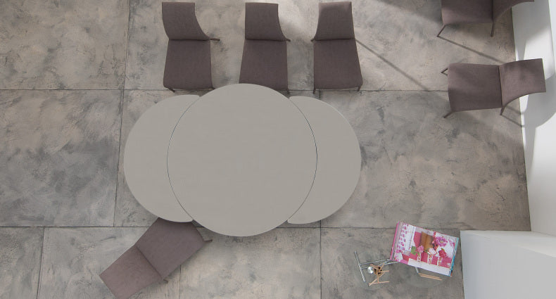 New Funky Extending Glass Dining Tables from Italy