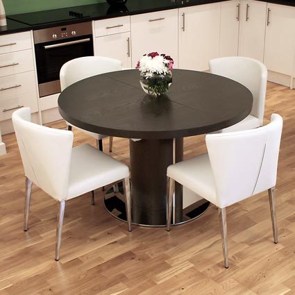 The Modern Curva Round Extending Dining Tables