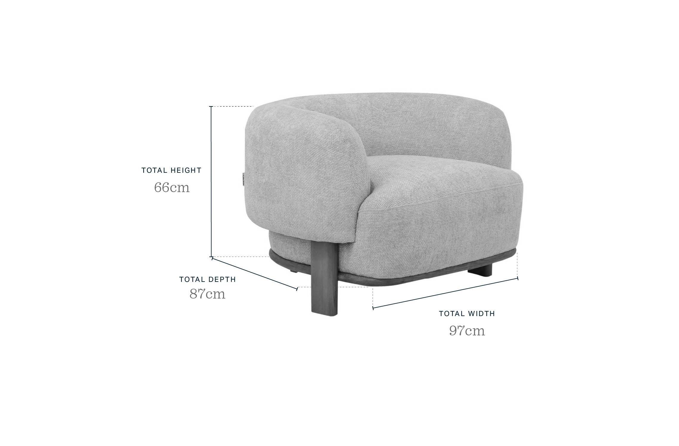 Florence navy mosaic chenille armchair