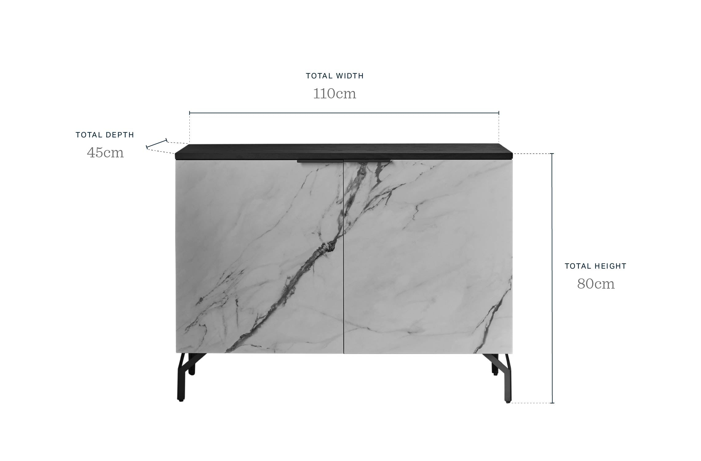 Winslow natural ceramic sideboard