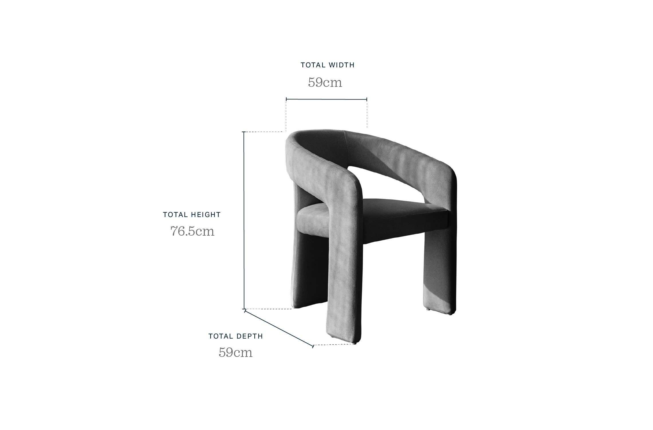 Asher olive green fabric dining chair