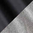 Salt and Pepper Chunky Chenille and Black Durosoft Touch Faux Leather II