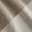 Champagne Plush Velvet and Natural Chunky Chenille