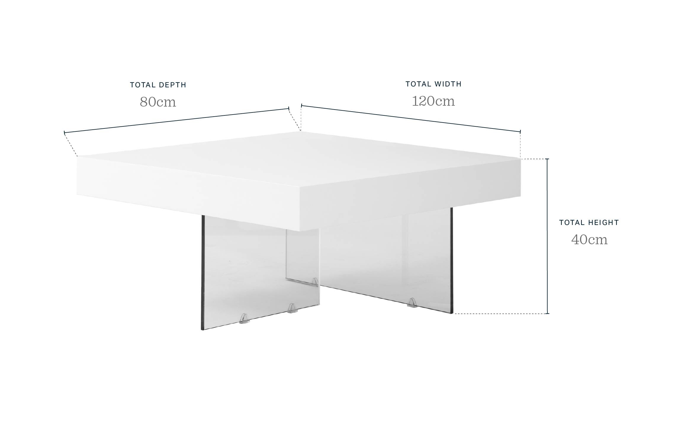 Aria White Oak Large Coffee Table