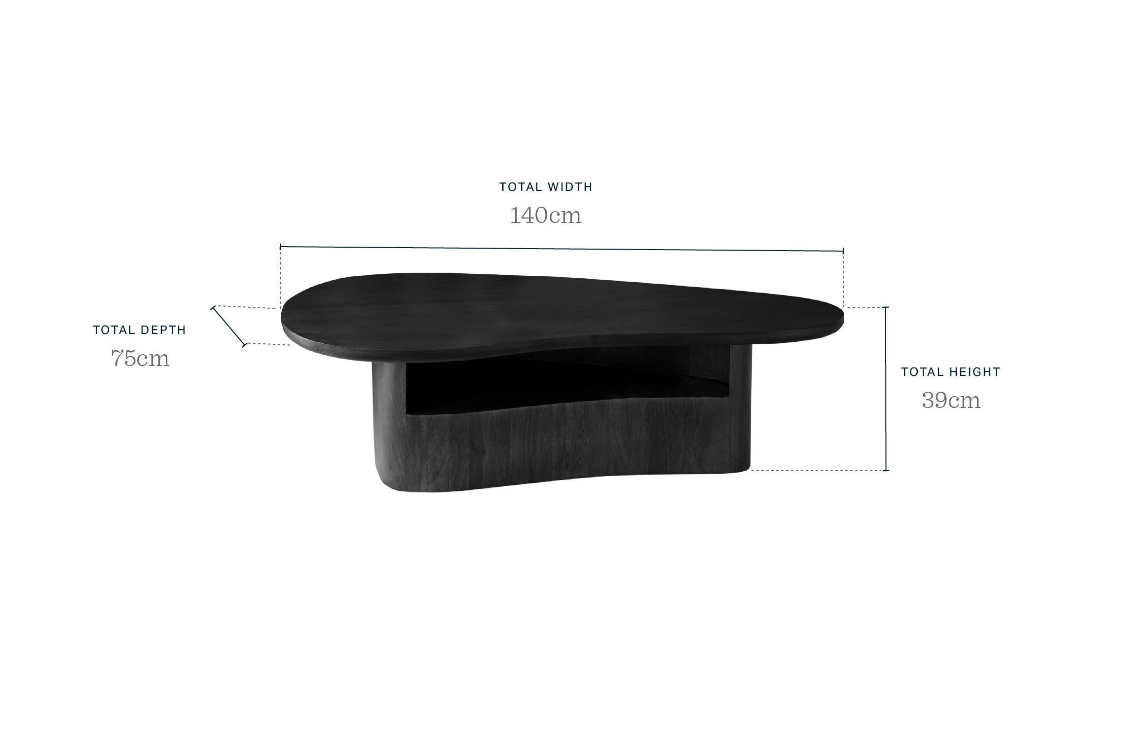 Burleigh dark mango wood coffee table