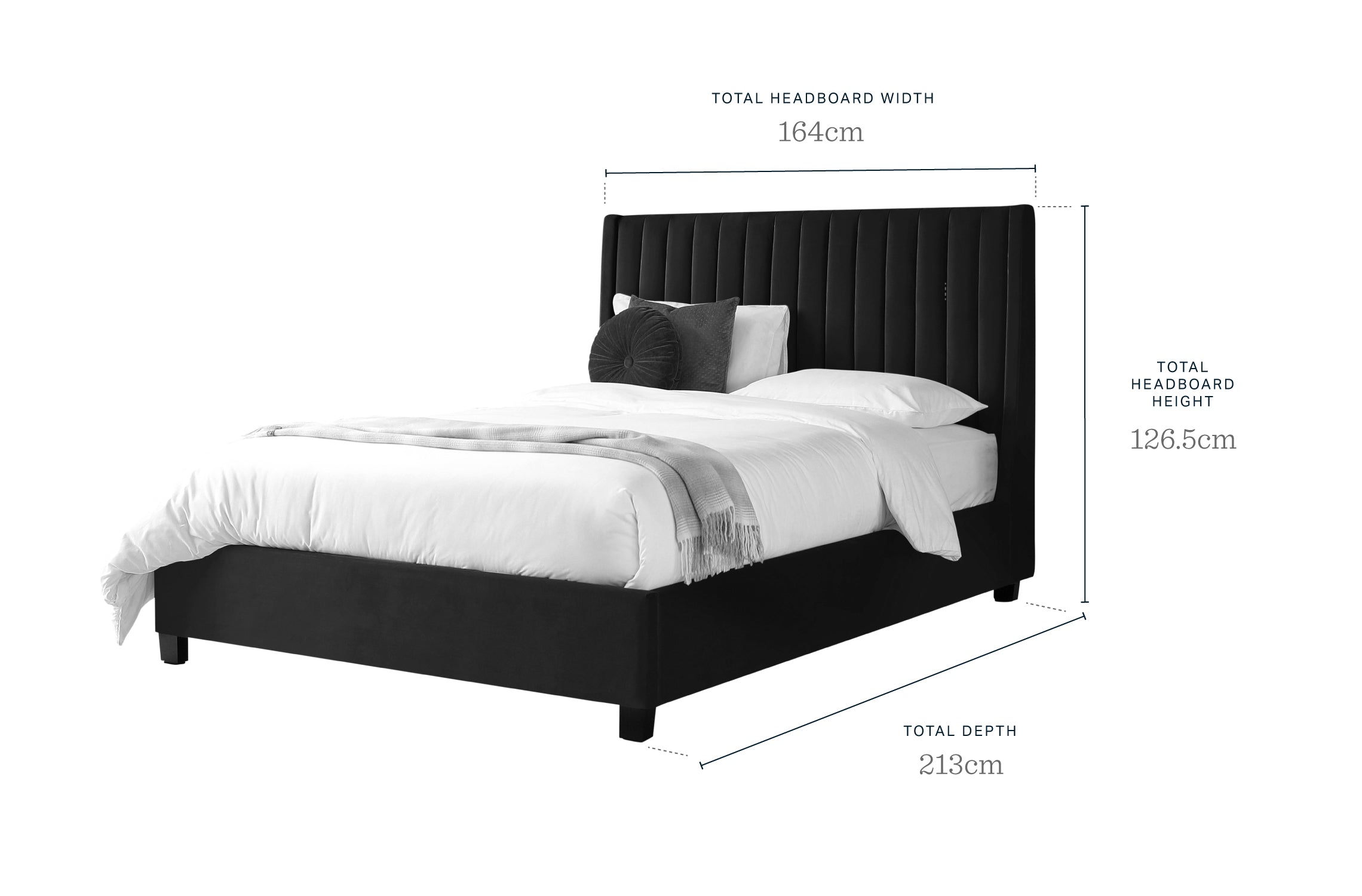Amalfi ivory dual tone fabric king size ottoman storage bed
