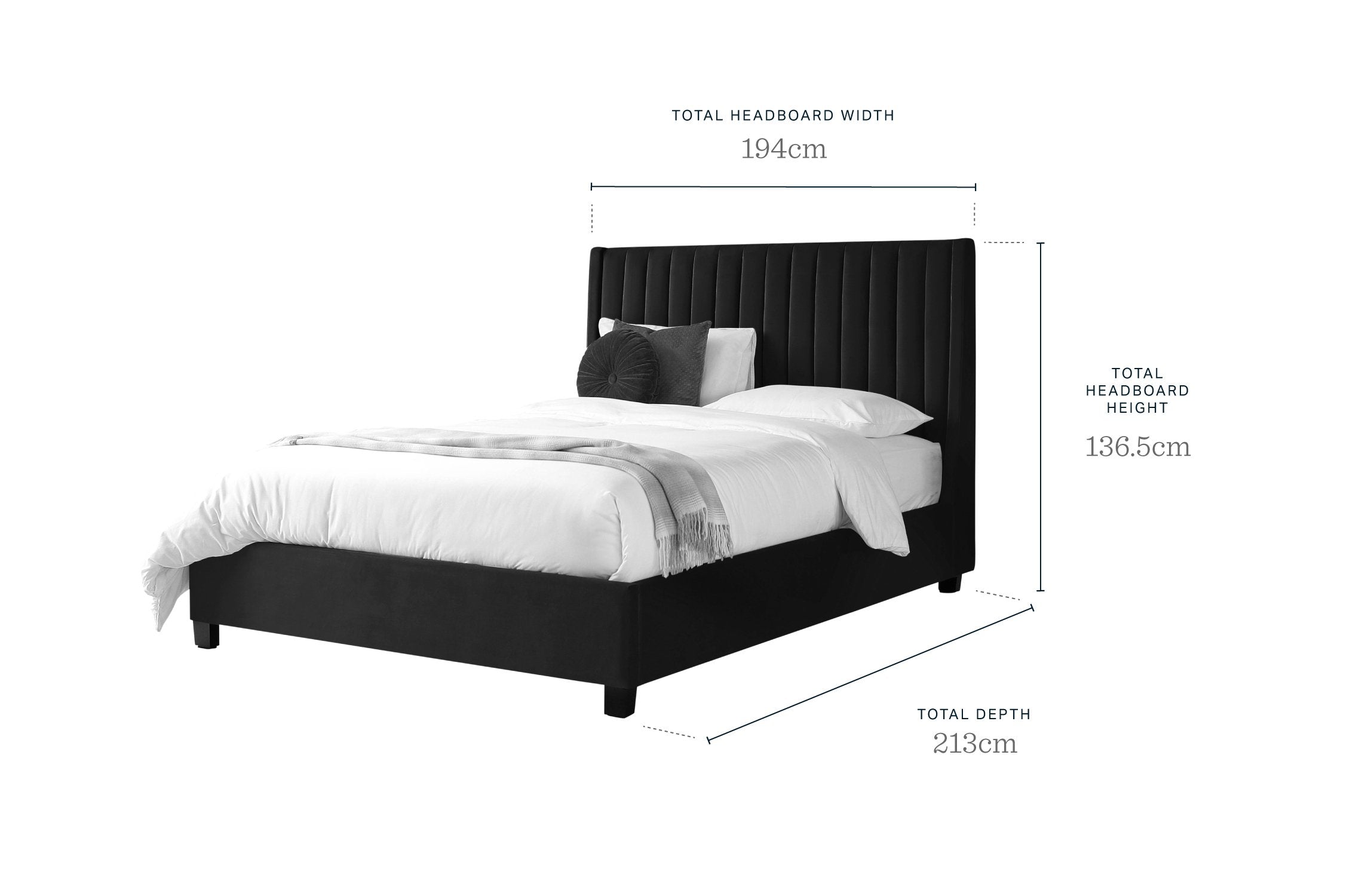 Amalfi mocha fabric super king ottoman storage bed