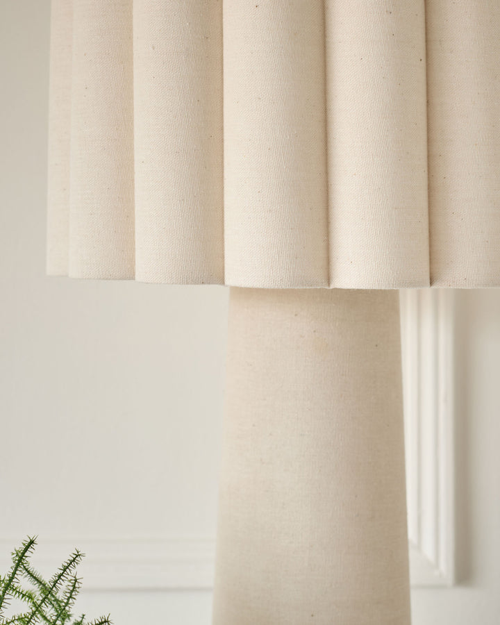 Austin natural linen table lamp