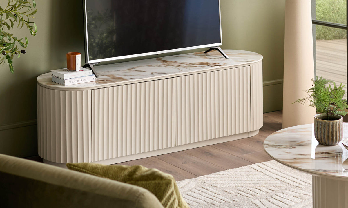 Austin natural ceramic TV unit