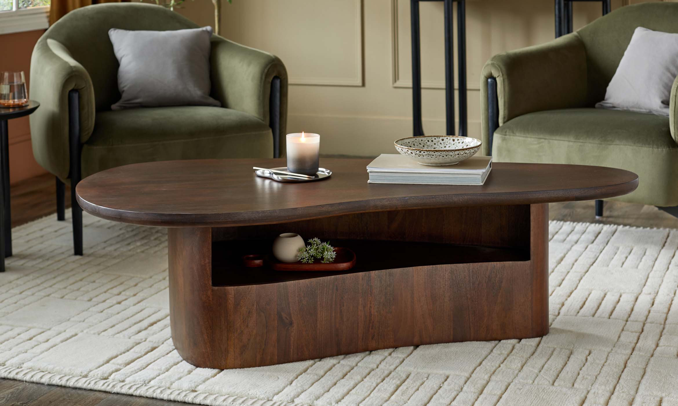 Burleigh dark mango wood coffee table