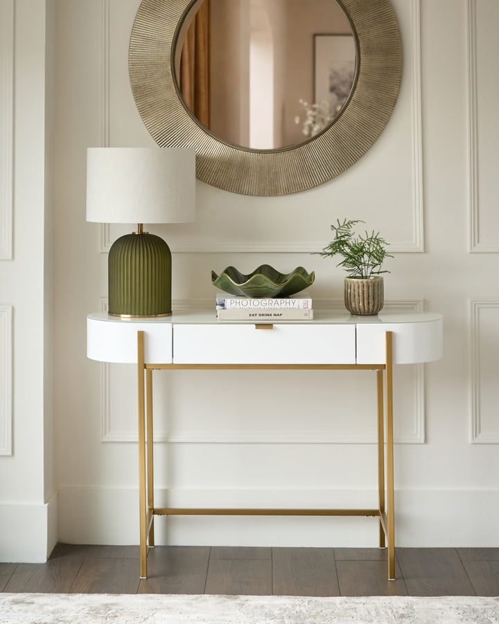 Carmen White Dressing Table