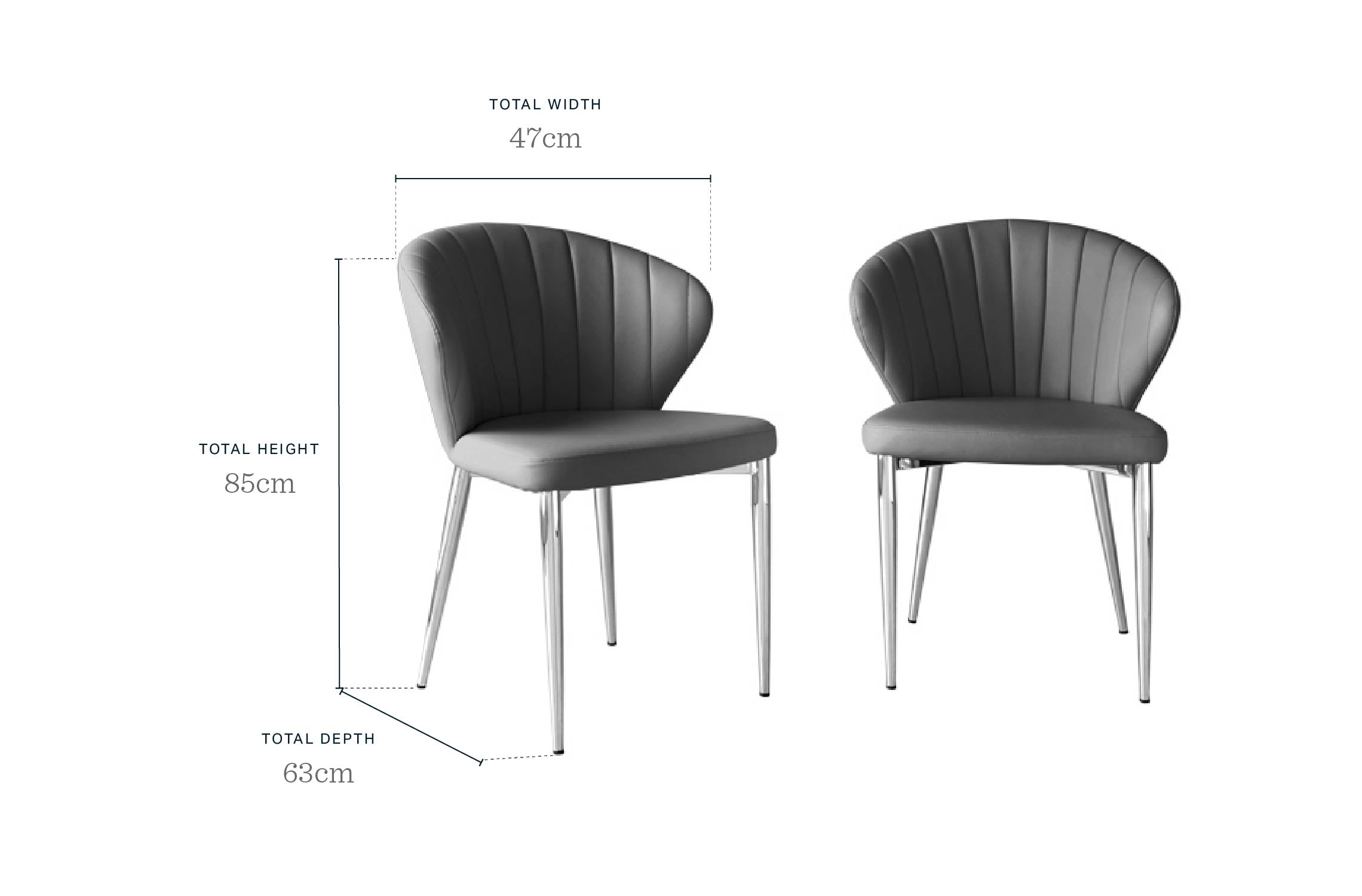 Harper Light Grey Boucle Black Metal Dining Chair