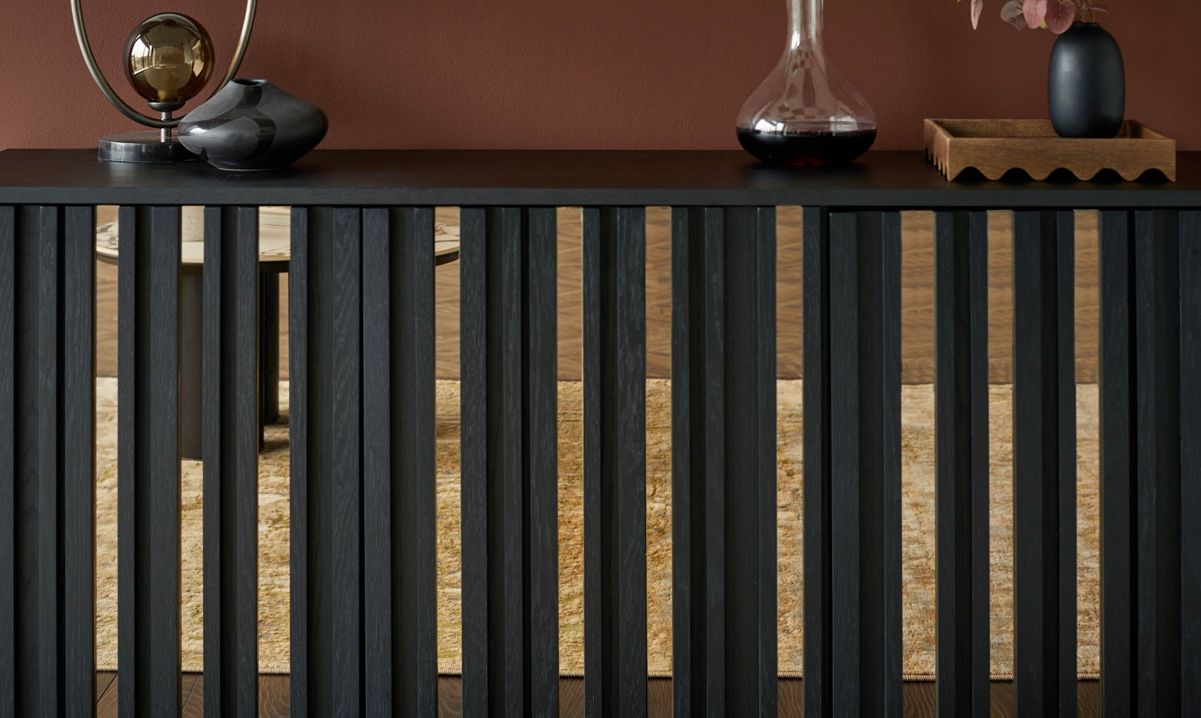 Holland black ash sideboard