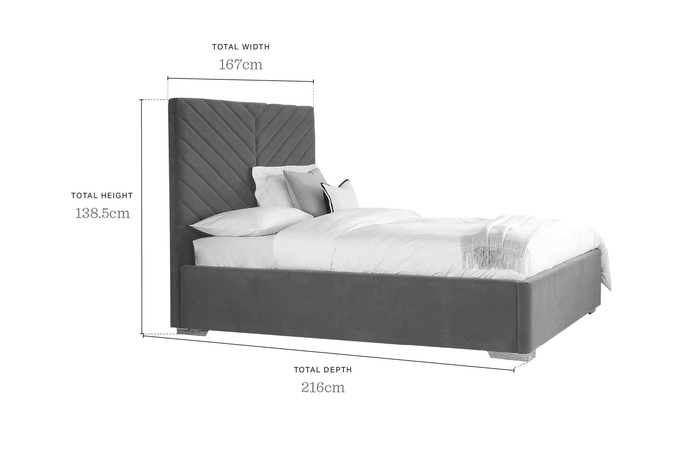 Leo Light Teal Velvet King Size Ottoman Storage Bed