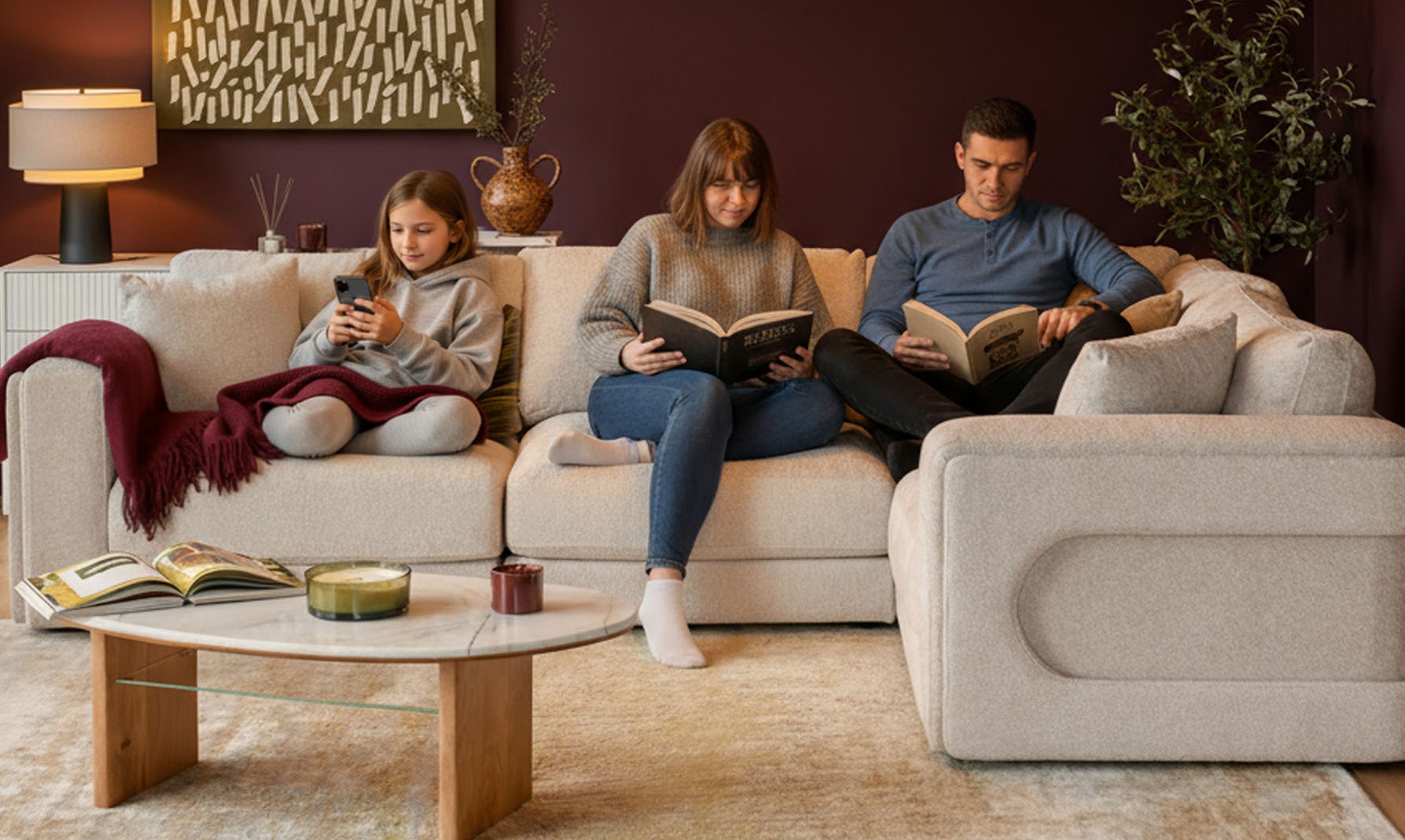 Lynetta natural weave small corner sofa