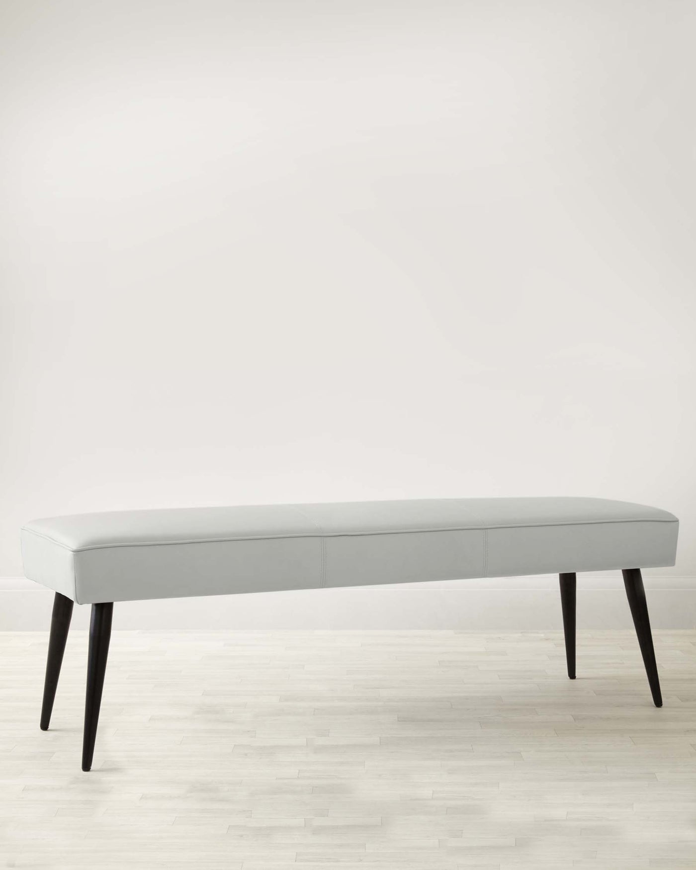 Mellow Light Grey 3 Seater Bench Without Backrest