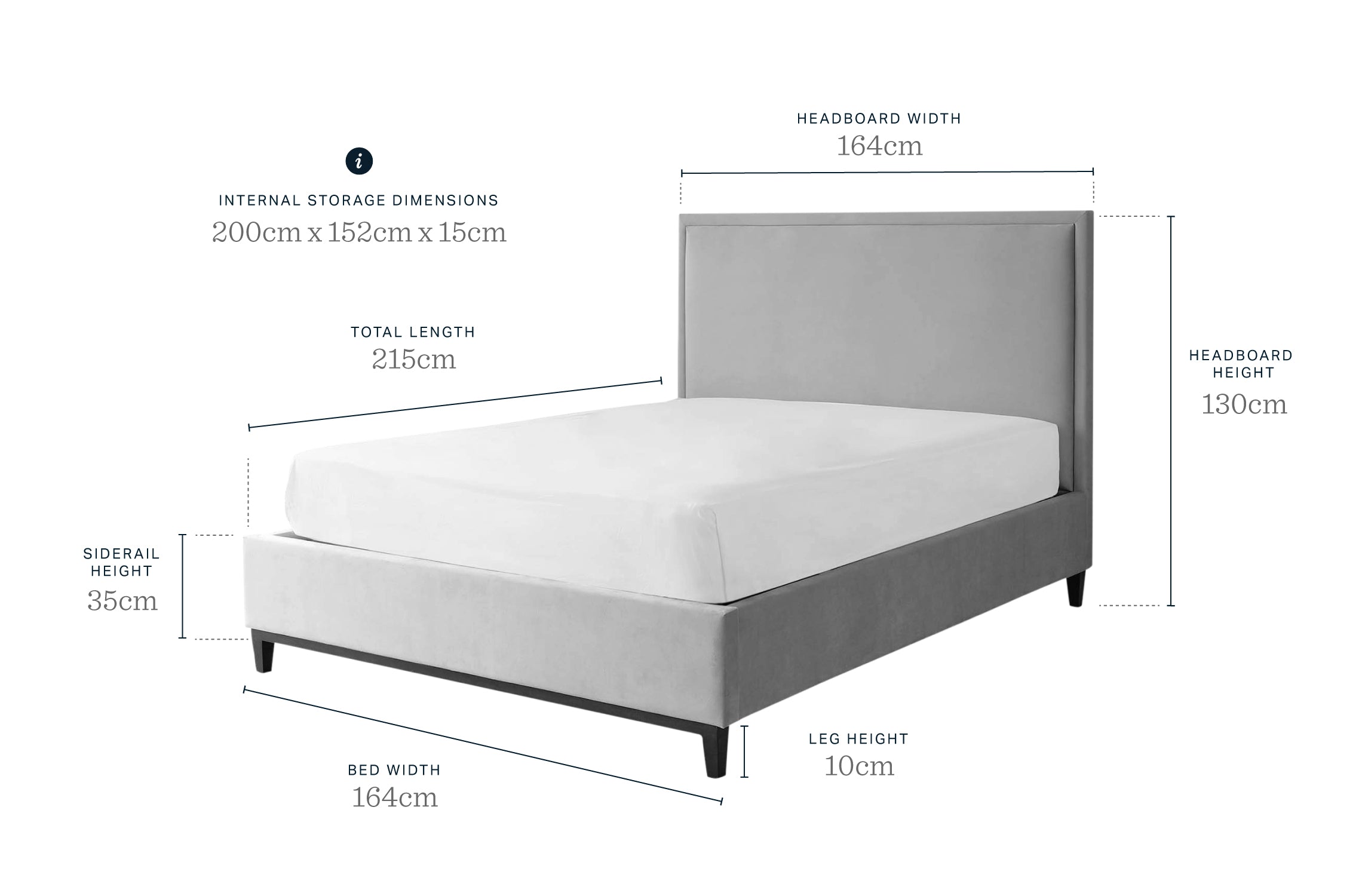 Monica Champagne Velvet King Size Ottoman Storage Bed