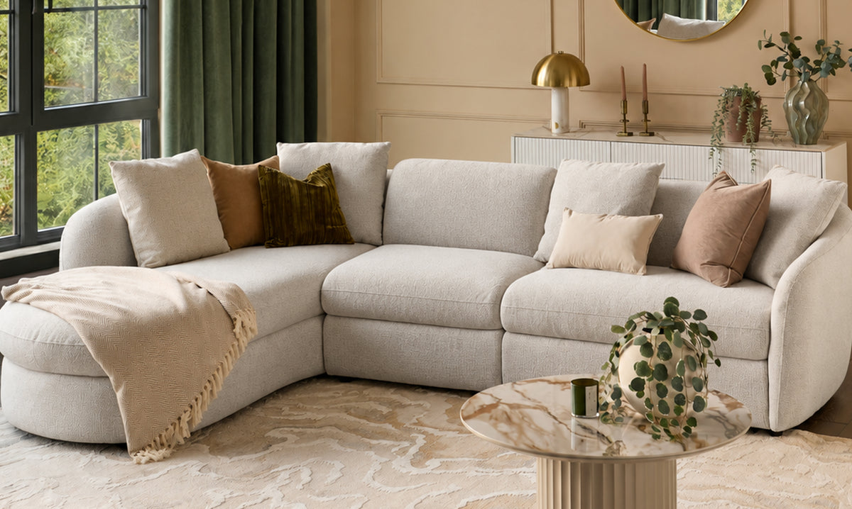 Ottilie natural fabric sofa module