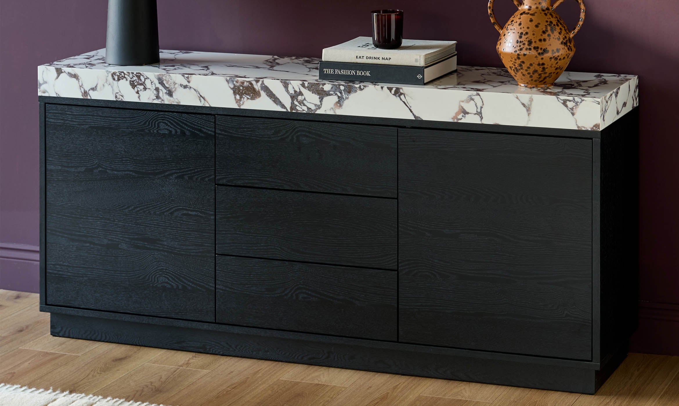 Russo white calacatta sideboard