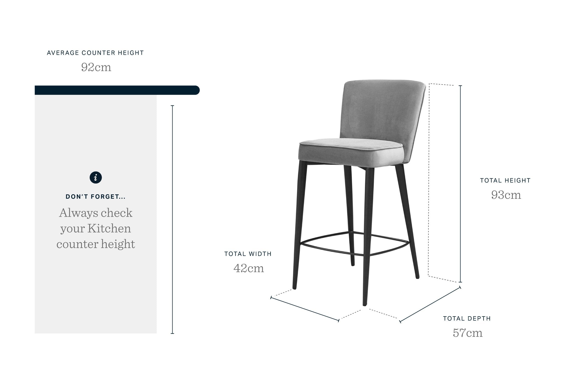 Serena toffee red velvet bar stool