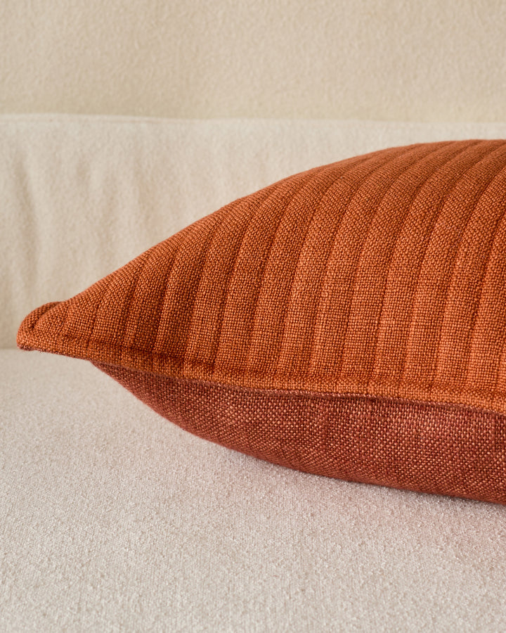 Sloane rust medium cushion