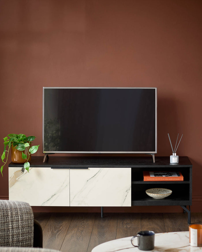 Winslow natural ceramic TV unit