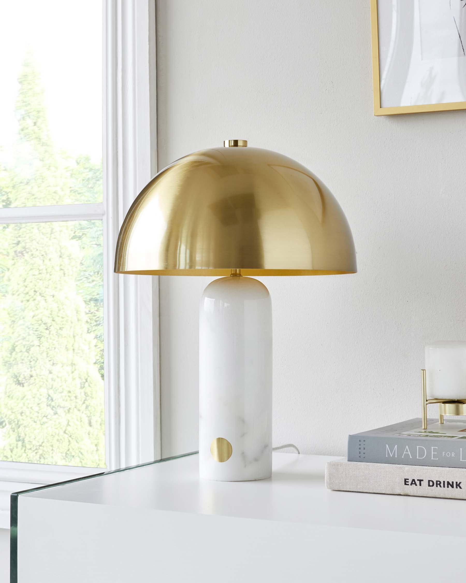 Louis Brass Table Lamp by Danetti - Main Image
