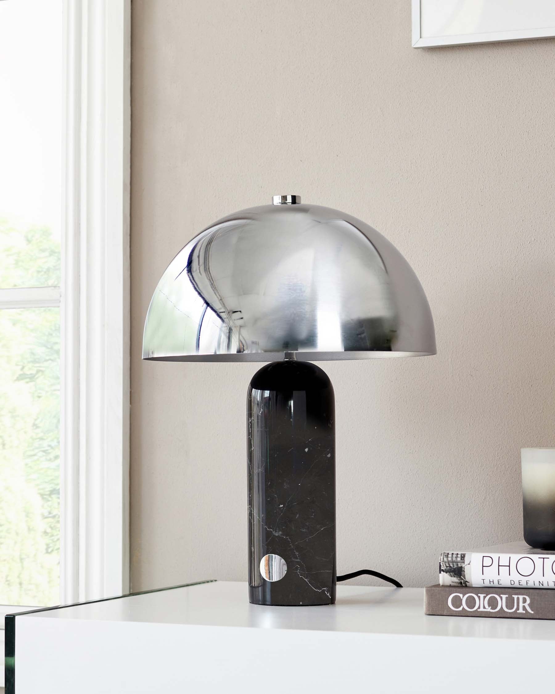 Louis Chrome Table Lamp by Danetti
