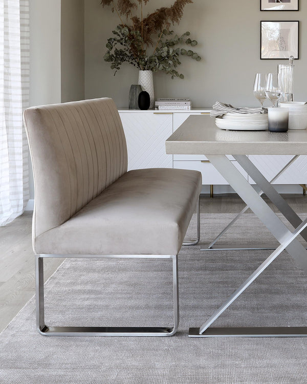 nala grey oak and ophelia dining bench set