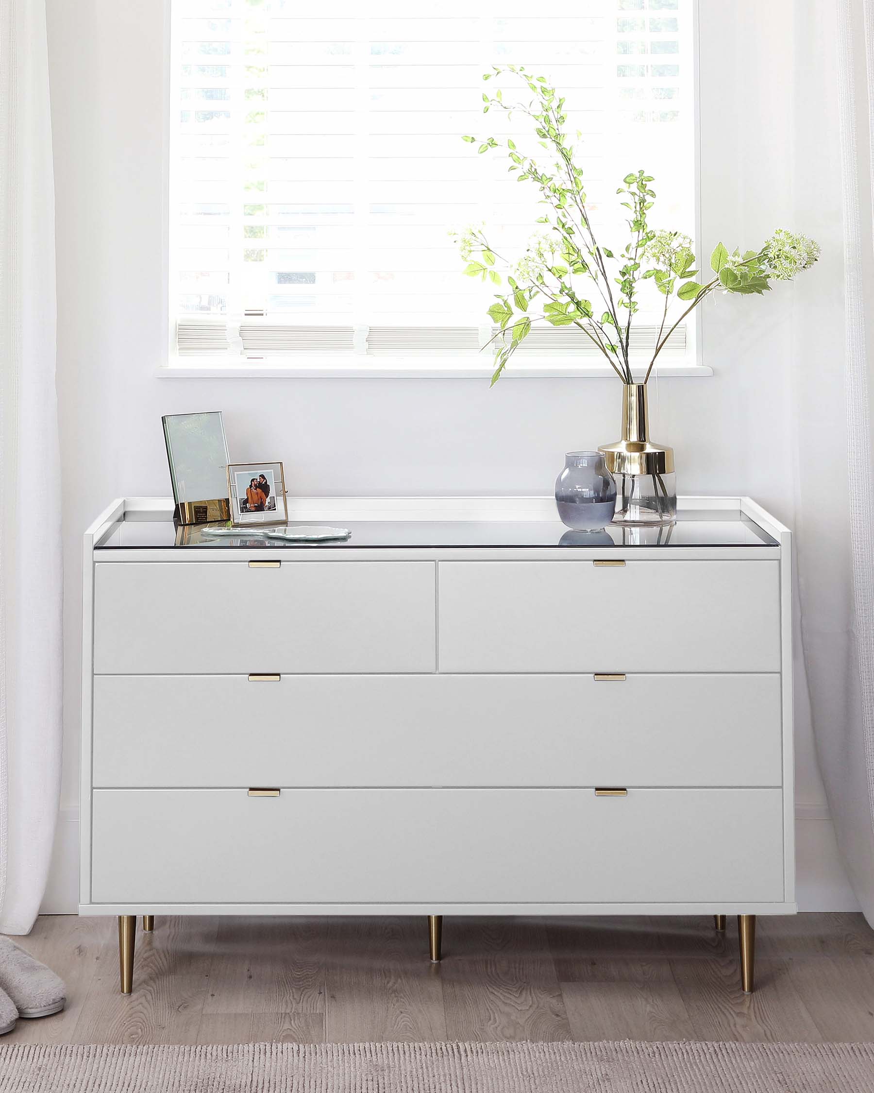 White Chest Of Drawers - Bedroom Storage by Danetti White Chest Of Drawers - Bedroom Storage by Danetti
