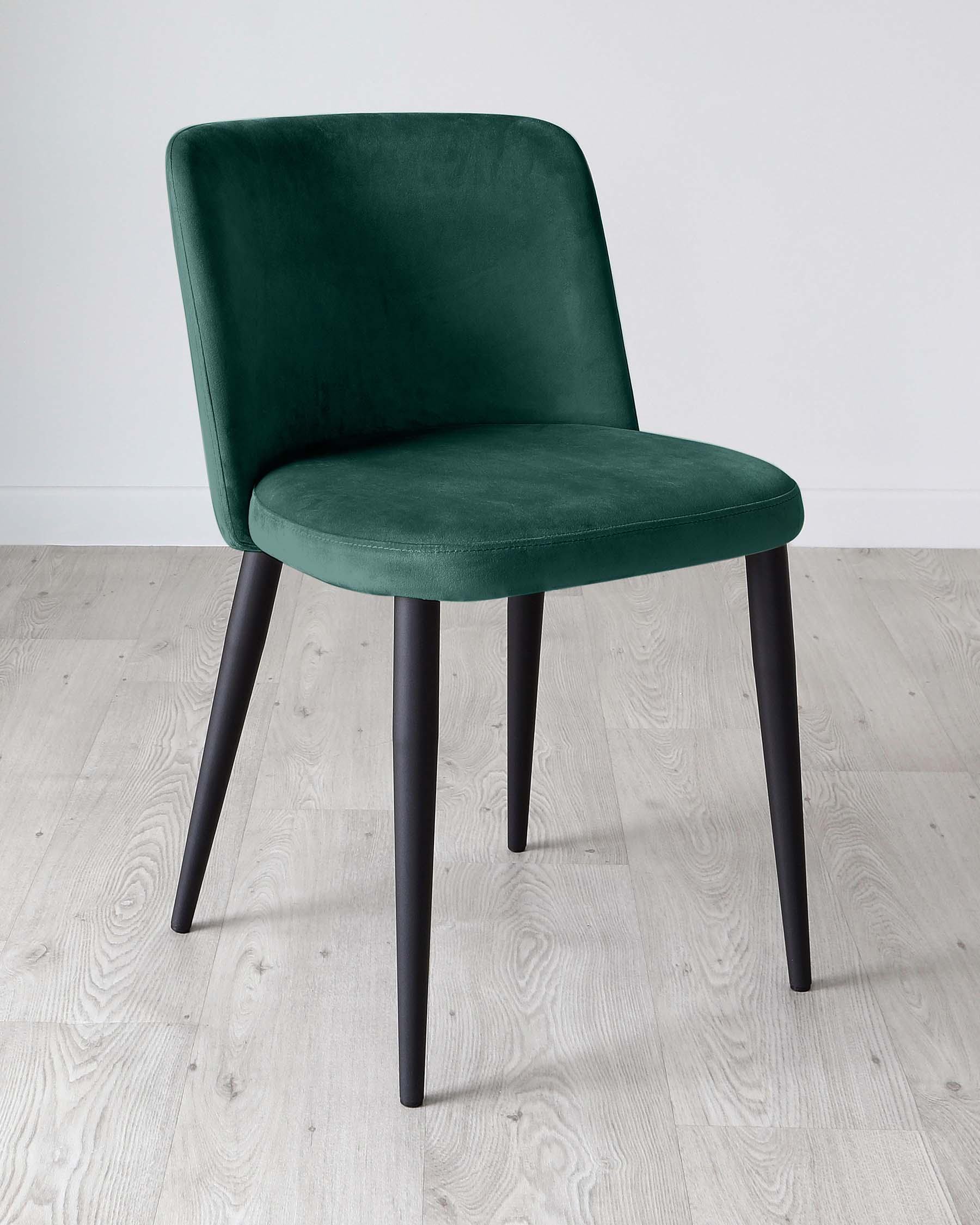 Trinny Dark Green Velvet Dining Chair — free download