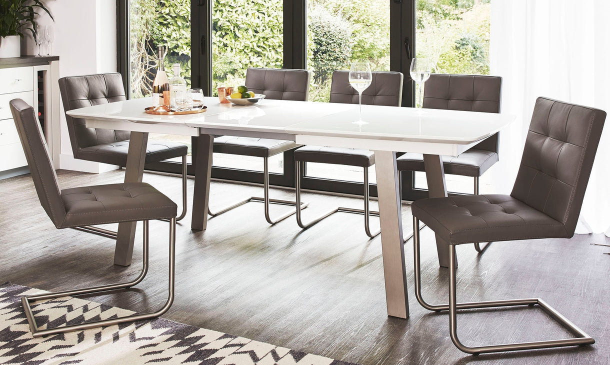 Stylish Real Leather Dining Chairs Now In-Stock!