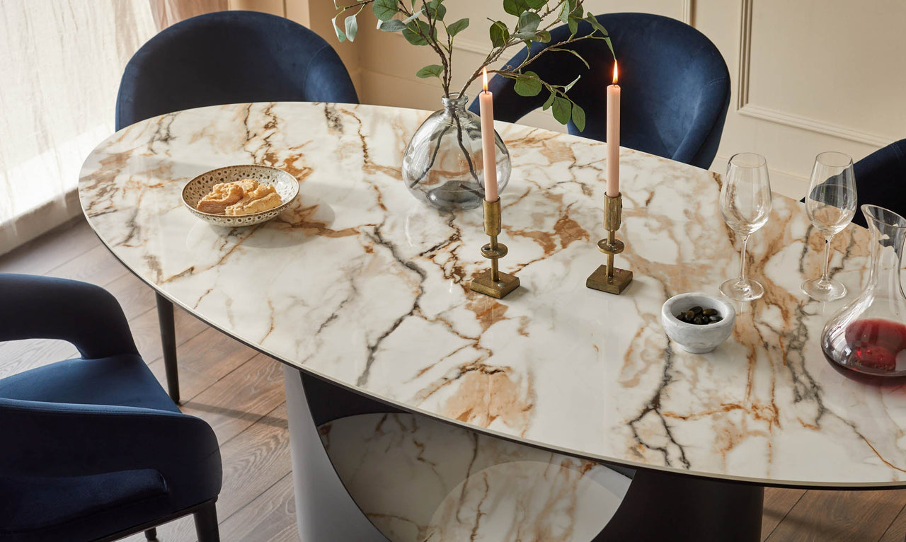 8 Stylish Ways to Introduce Marble & Ceramic Furniture into Your Home