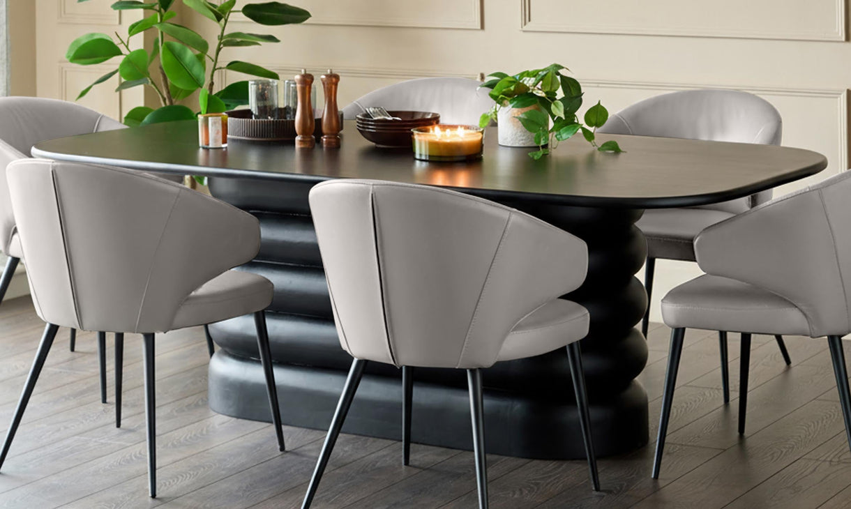 Stylish Real Leather Dining Chairs Now In-Stock!