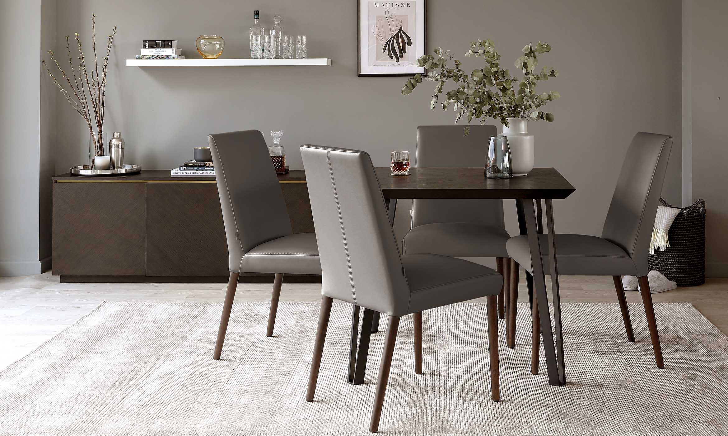 Take a Look at our New Range of Stylish, Contemporary Real Leather Dining Chairs
