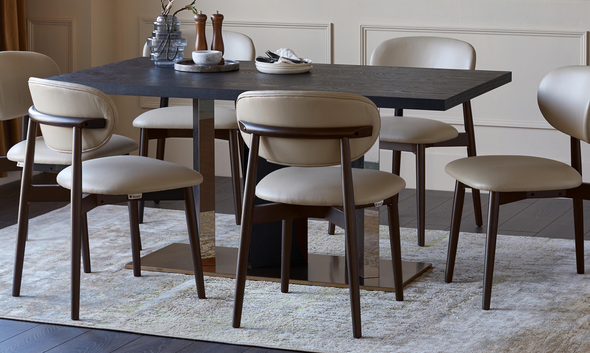 Take a Look at our New Range of Stylish, Contemporary Real Leather Dining Chairs
