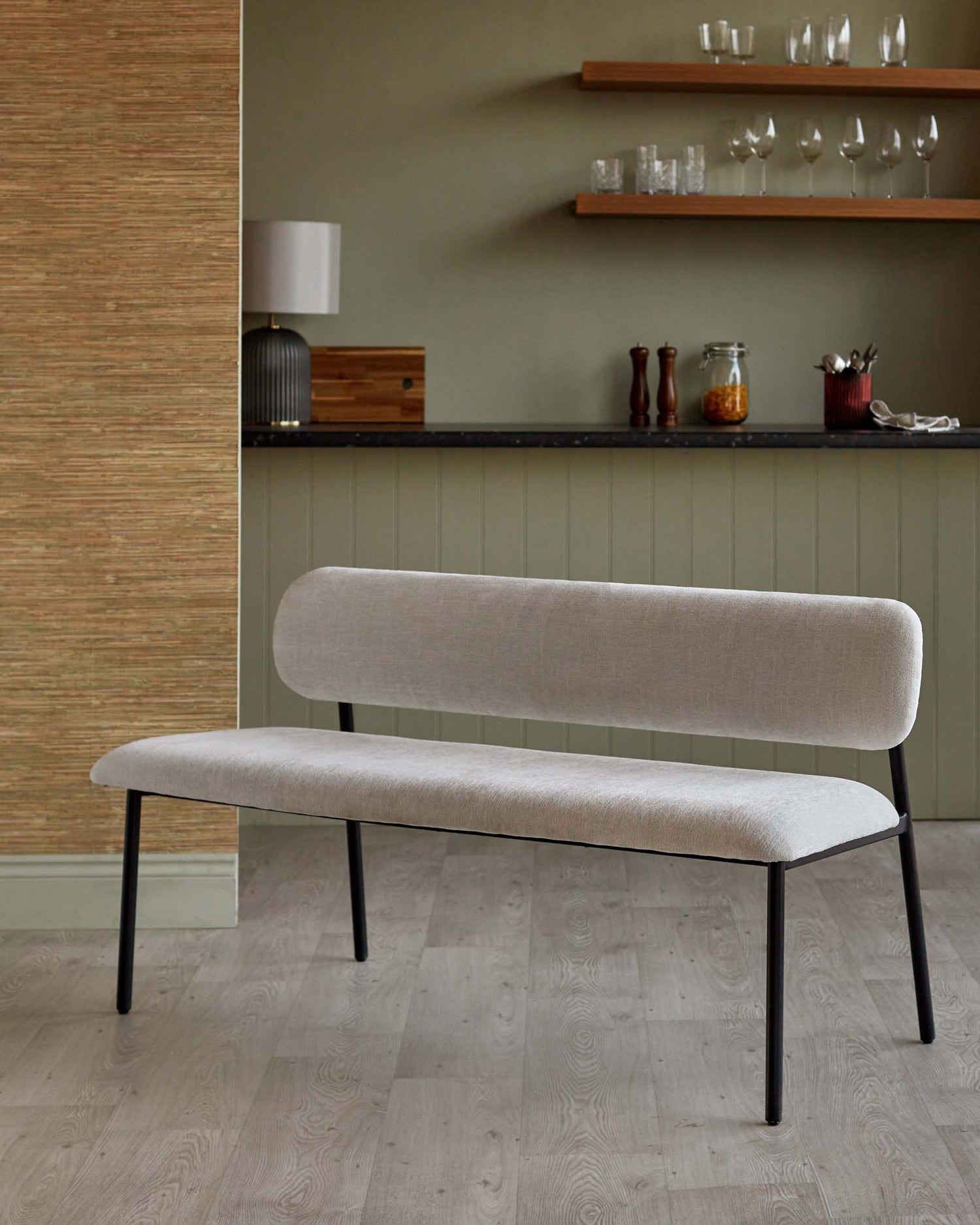 Dining Bench With Backrest