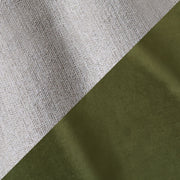 Natural Dual Tone Fabric and Olive Green Signature Velvet