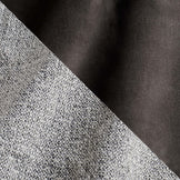 Salt and Pepper Chunky Chenille and Dark Chocolate Signature Velvet