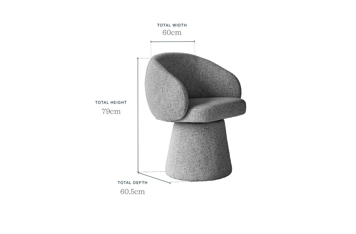 Darcy olive green velvet swivel chair