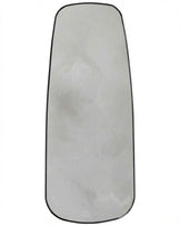 Caspian full-length leaner mirror with black frame and rounded rectangular shape, shown against white background.