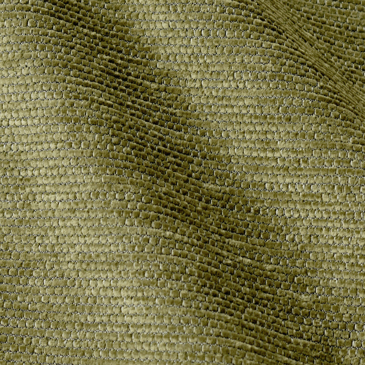 Olive Green Linear Chenille