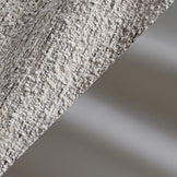 Cream Boucle and Light Grey Faux Leather