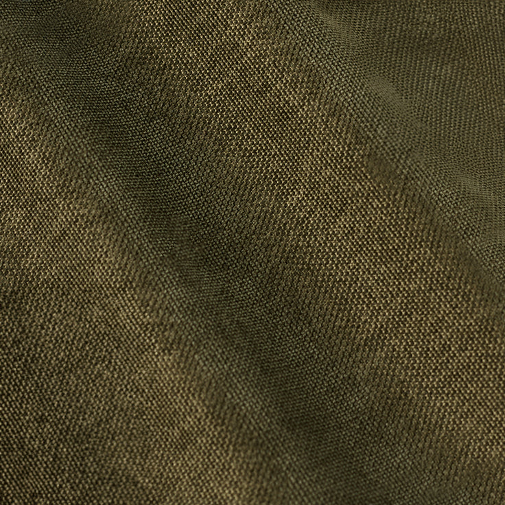 Olive Green Plush Chenille
