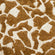 Ochre Abstract Pattern Fabric