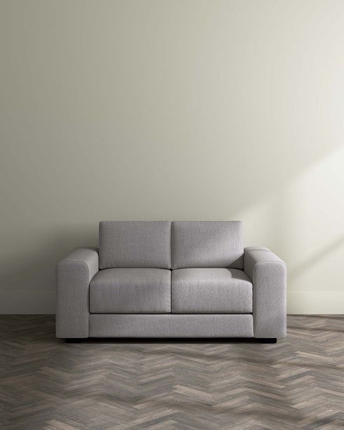Eriksen 2 Seater Sofa in Mid Grey Weave