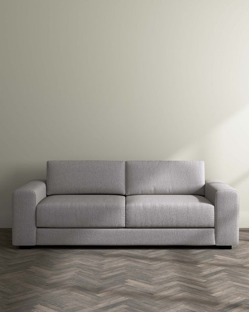 Eriksen 3 Seater Sofa in Mid Grey Weave