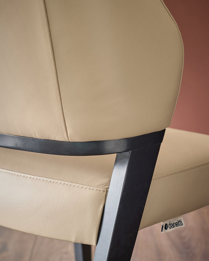 Ada natural leather dining chair - set of 2