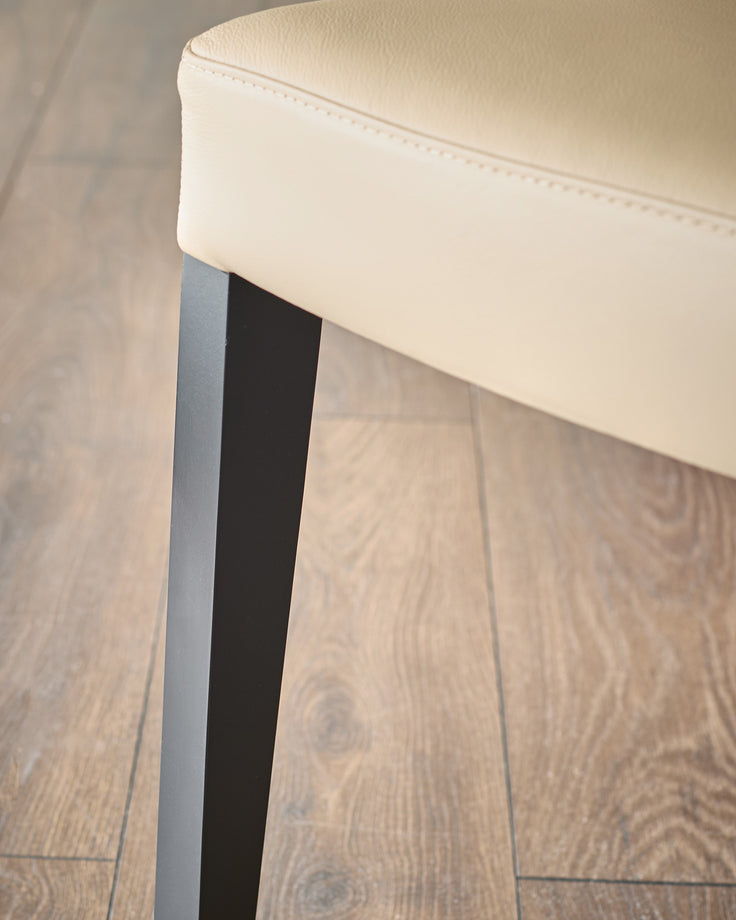 Ada natural leather dining chair - set of 2
