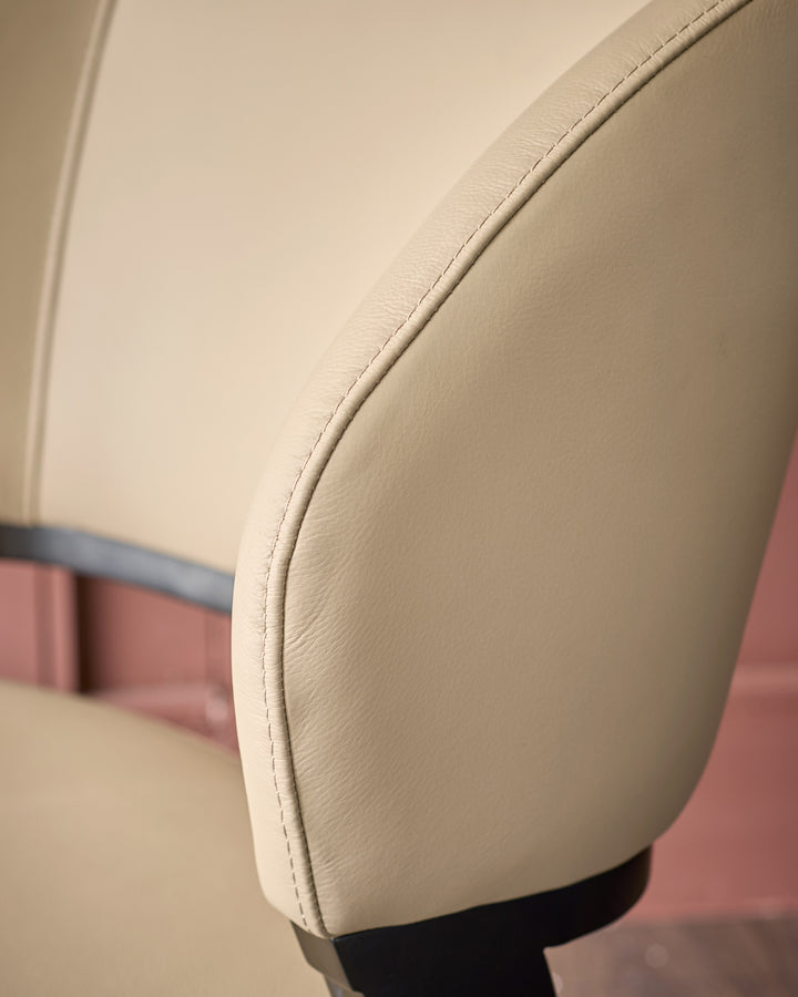 Ada natural leather dining chair - set of 2